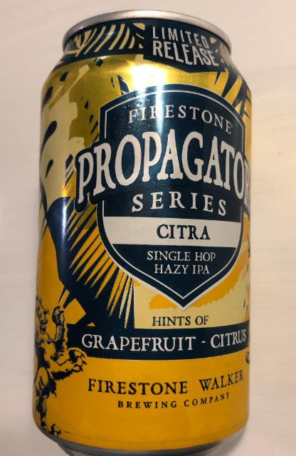 Propagator series citra 5.6%, Firestone Walker Brewing (Duvel Moortgat), United States