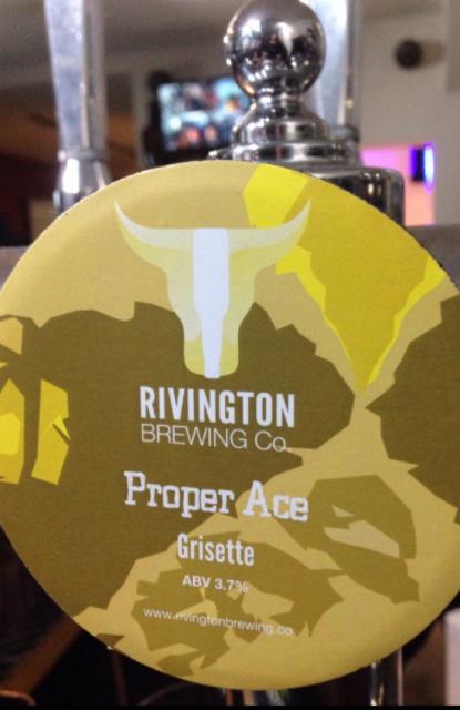 Proper Ace 3.7%, Rivington Brewing Co., England