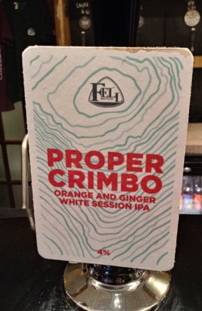 Proper Crimbo 4.0%, Fell Brewery, England