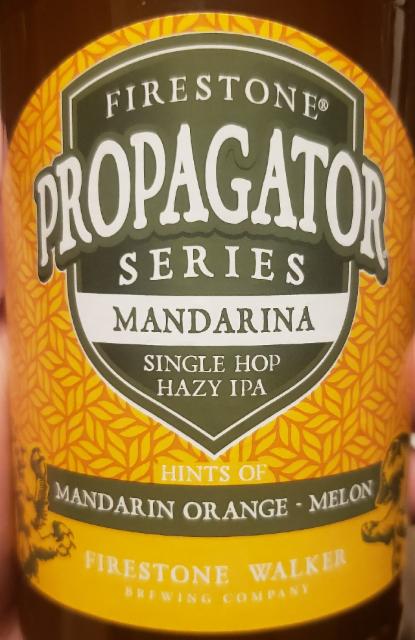 propagator series mandarina 5.6%, Firestone Walker Brewing (Duvel Moortgat), United States