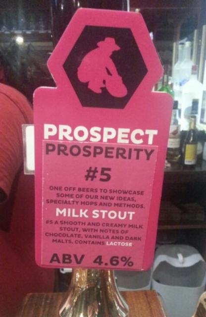 Prosperity #5 4.6%, Prospect Brewery, England