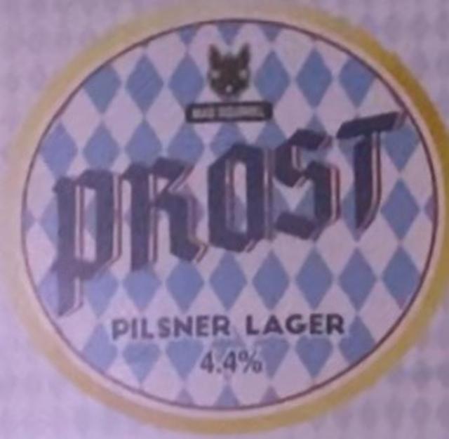 Prost 4.4%, Mad Squirrel Brewing, England