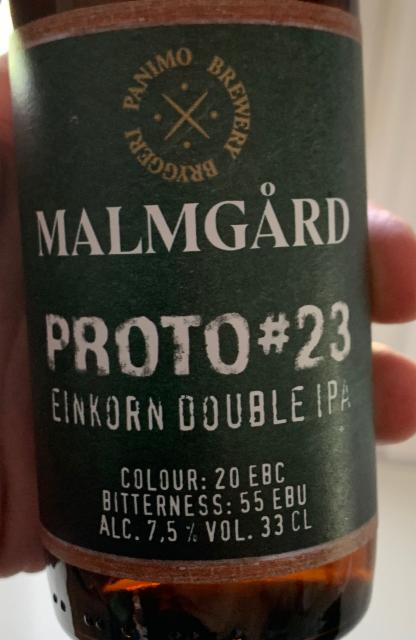 Proto #23 Einkorn Double IPA 7.5%, Malmgårdin Panimo, Finland
