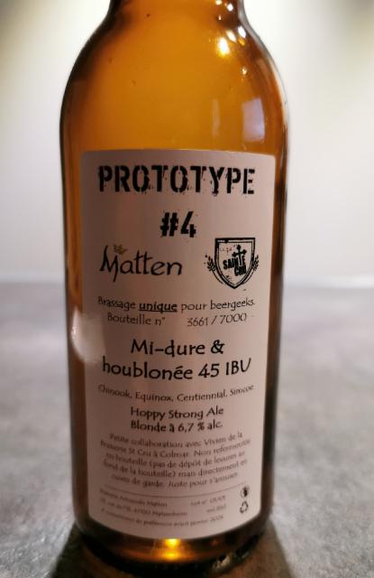 Matten Prototype #4 6.7%, Matten - Brasserie Artisanale De Matzenheim, France