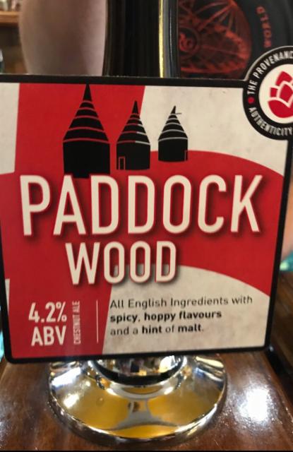 Provenance Paddock Wood 4.2%, Hydes Salford, England