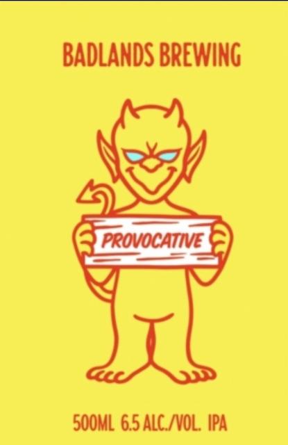 Provocative 6.5%, Badlands Brewing Company, Canada