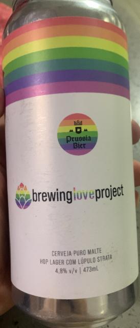 Prussia Bier Brewing Love Project 4.8%, Prussia Bier, Brazil