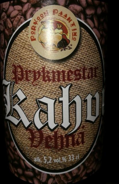 Prykmestar Kahvi Vehnä 5.2%, Vakka-Suomen Panimo, Finland