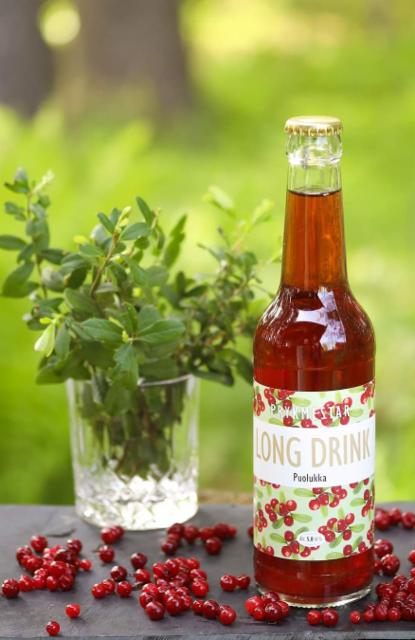 Prykmestar Long Drink Puolukka 5.0%, Vakka-Suomen Panimo, Finland