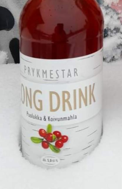 Prykmestar Long Drink Puolukka & Koivunmahla 5.0%, Vakka-Suomen Panimo, Finland