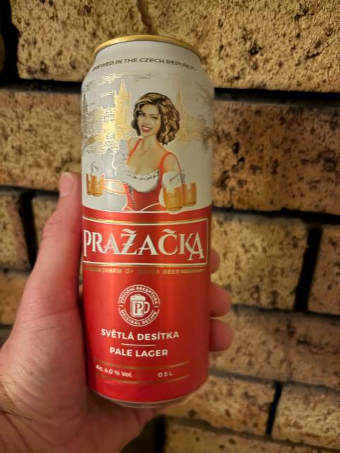 Prźaćka 4.0%, Pražské Pivovar, Czech Republic