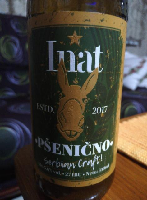 Pšenično 5.6%, Inat Brewery, Serbia
