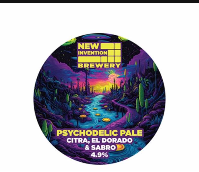 Psychodelic Pale 4.9%, New Invention Brewery, United Kingdom