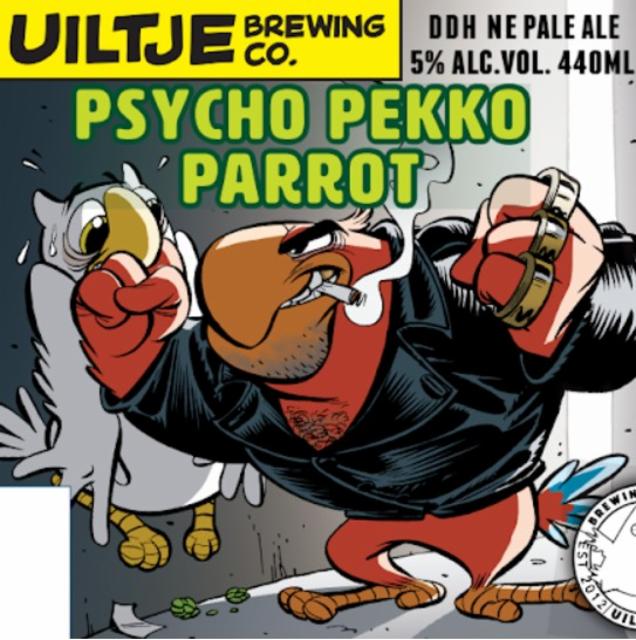 Psycho Pekko Parrot 5.0%, Uiltje Brewing Co, Netherlands
