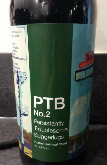 PTB No.2 Persistantly Troublesome Buggerlugs 5.7%, Priest Town Brewing, England