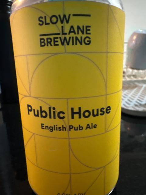 Public house ale, Slow Lane Brewing