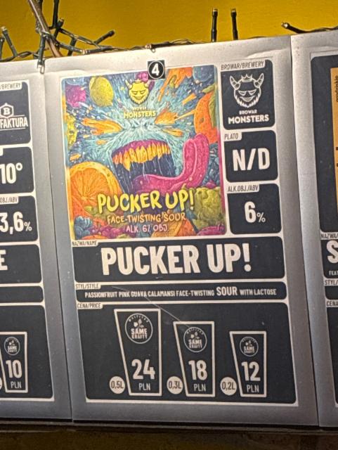 Pucker up, Browar Monsters