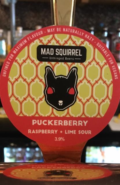 Puckerberry 3.9%, Mad Squirrel Brewing, England