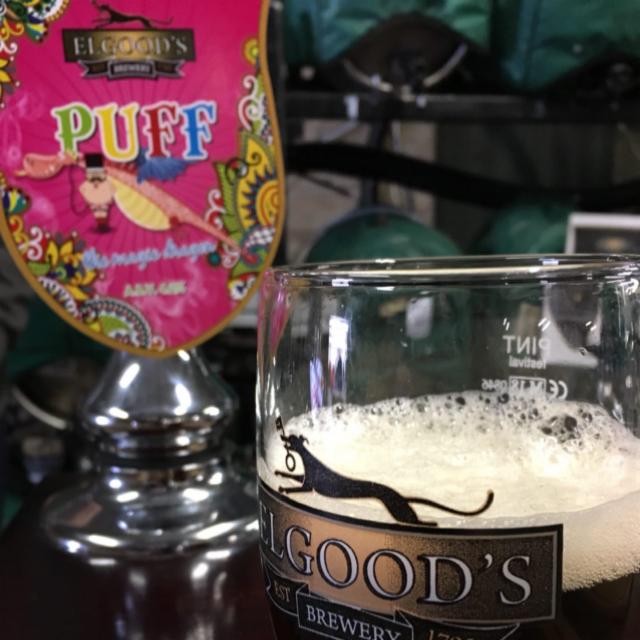 PUFF the magic dragon 4.2%, Elgood's Brewery, England
