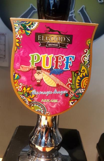 Puff (The Magic Dragon) 4.2%, Elgood's Brewery, England