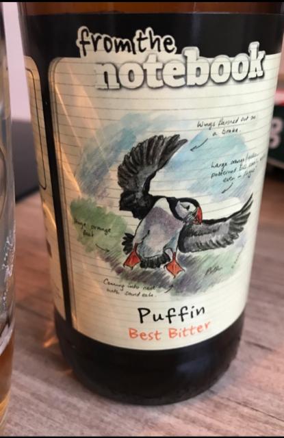 Puffin Best Bitter 3.8%, Allendale Brewery, England