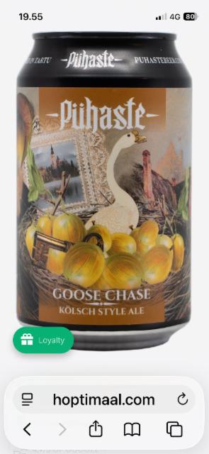 Puhaste goose chase 6.0%, Pühaste, Estonia