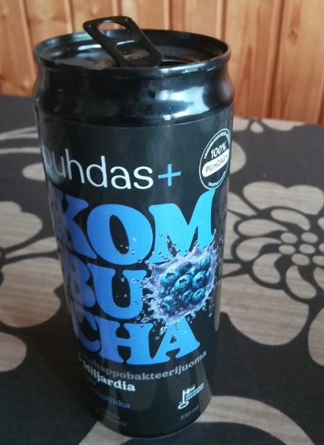 Puhdas+ Kombucha Villi Mustikka 0.5%, New Organics, Finland