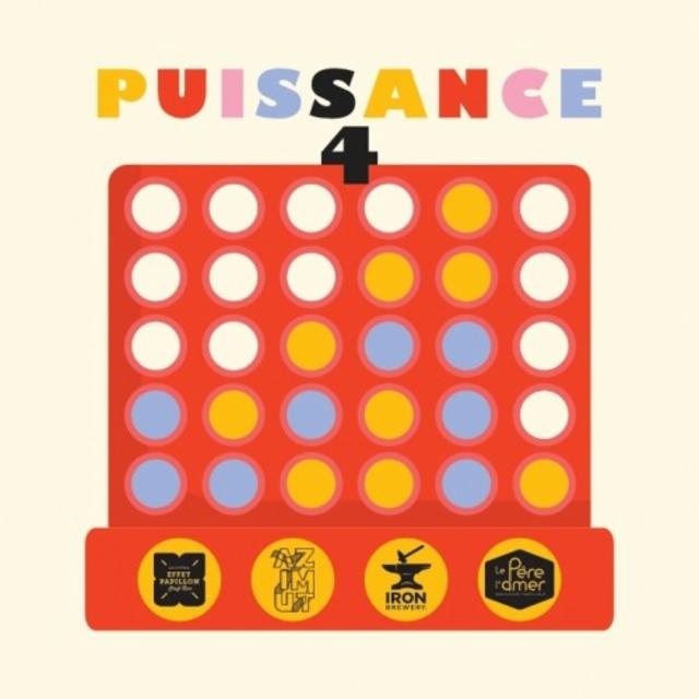 Puissance 4 6.0%, Brasserie Effet Papillon, France