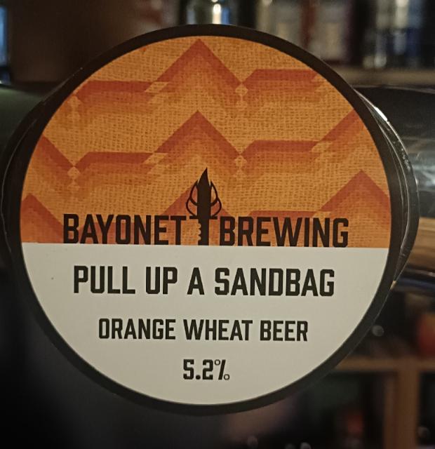 pull up a sandbag 5.2%, Bayonet Brewing, United Kingdom