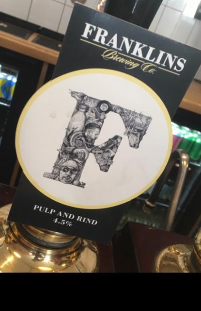 Pulp & Rind 4.5%, Franklins Brewing Co, England