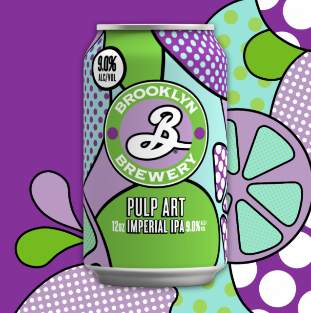 Pulp Art Imperial Ipa 9.0%, Brooklyn Brewery, United States