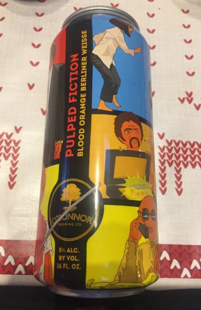 Pulped Fiction 5.0%, O'Connor Brewing Company, United States