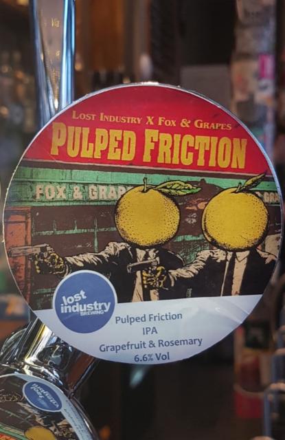 Pulped Friction 6.8%, Lost Industry Brewing, England