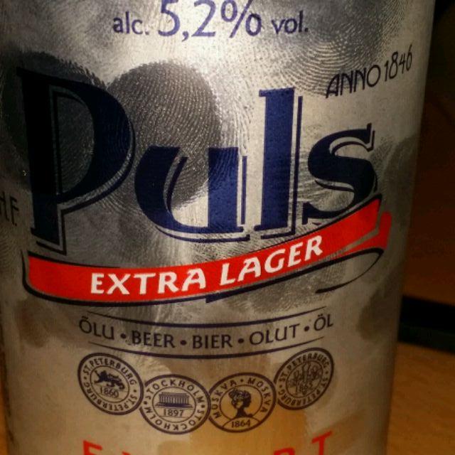 H. F. Puls Extra Lager Export 5.2%, Viru Õlu (Harboe), Estonia