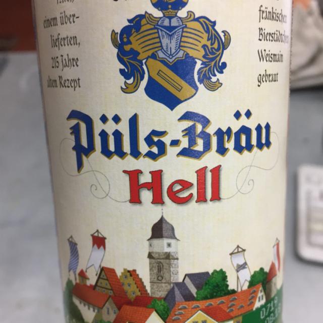 Püls-Bräu Hell 4.6%, Weismeiner Püls-Bräu, Germany