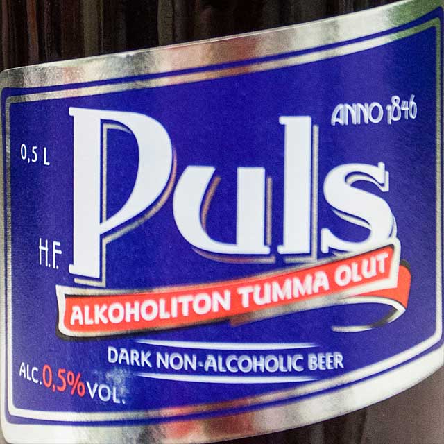 H. F. Puls Dark Non-Alcoholic Beer 0.0%, Viru Õlu (Harboe), Estonia