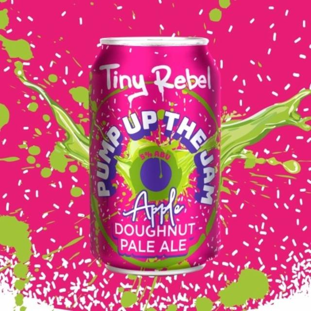 Pump Up The Jam - Apple Doughnut Pale Ale 5.0%, Tiny Rebel Brewing, Wales