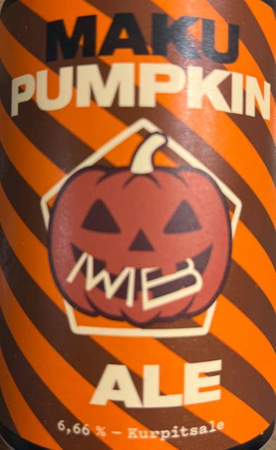 Pumpkin ale 6.7%, Maku Brewing, Finland