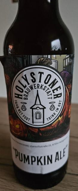 Pumpkin Ale 5.2%, Holystoner Brauwerkstatt, Germany