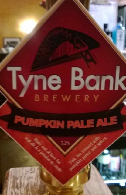Pumpkin Pale Ale 5.2%, Tyne Bank Brewery, England