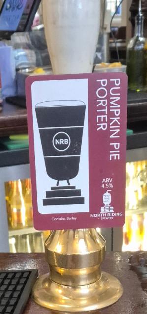 Pumpkin Pie Porter 4.5%, North Riding Brewery, England