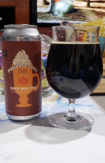 Pumpkin Spice Latte 5.5%, Black Hog Brewing, United States