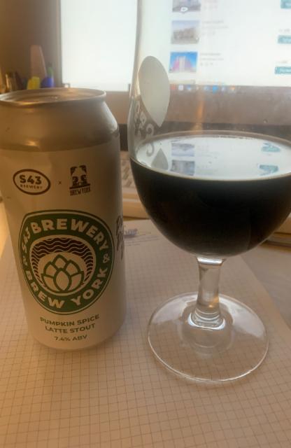 Pumpkin spice latte stout 7.4%, S43, England