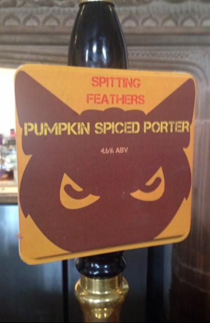 Pumpkin Spiced Porter 4.6%, Spitting Feathers Brewery, England