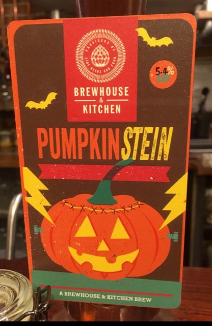 Pumpkinstein 5.4%, Brewhouse & Kitchen, England