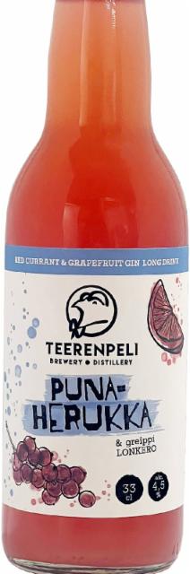 Punaherukka & Greippi Lonkero 4.5%, Teerenpeli Panimo & Tislaamo, Finland