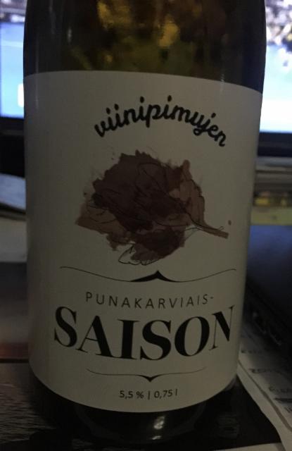 Viinipimujen Punakarviaissaison 5.5%, Fat Lizard Brewing Co., Finland