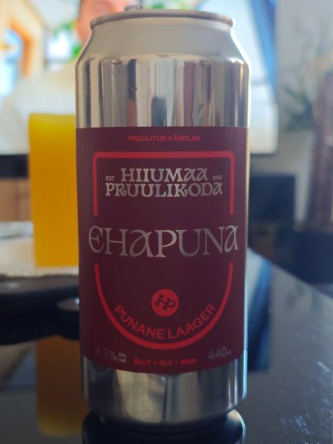 punane laager 4.5%, Hiiumaa Pruulikoda oü, Estonia