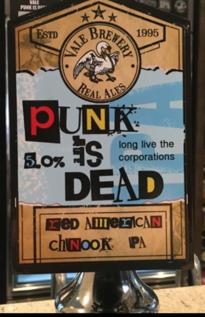 Punk Is Dead 5.0%, Vale Brewery, England