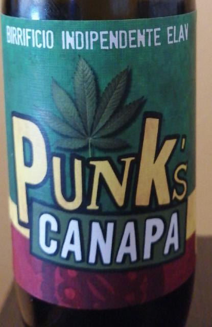 Punk's Canapa 4.3%, Birrificio Indipendente Elav, Italy